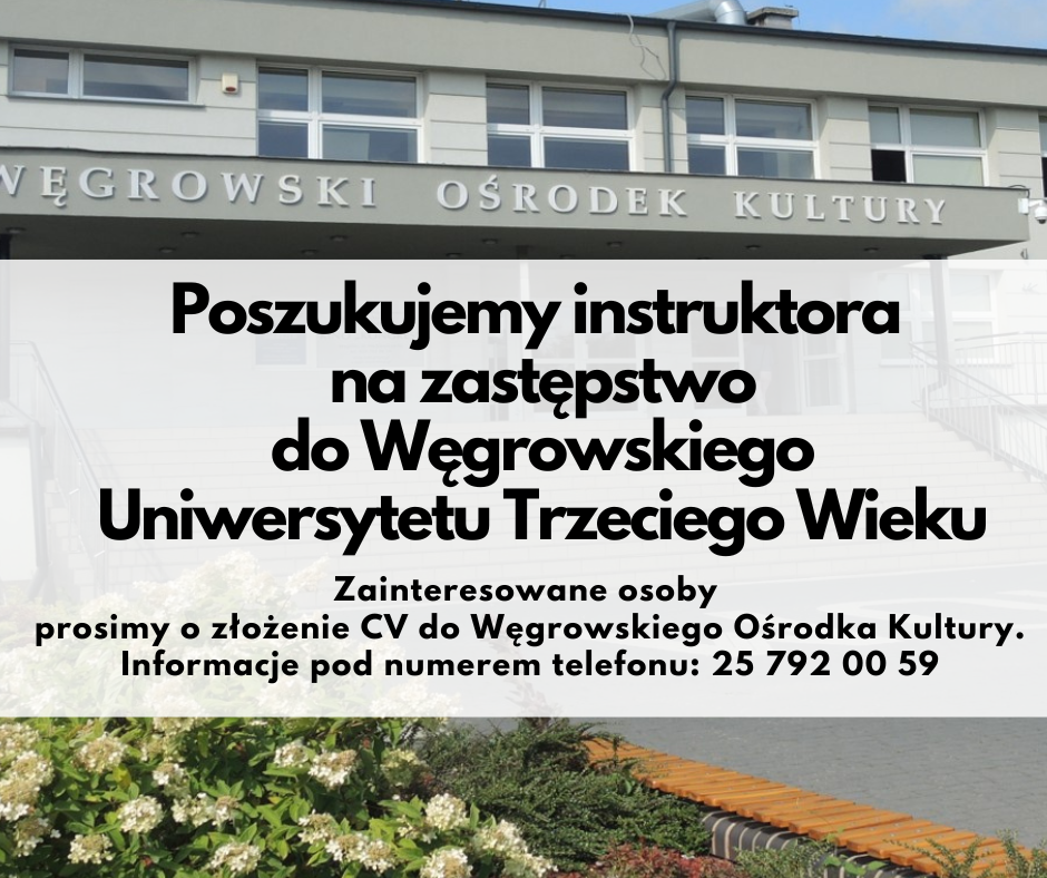 plakat nabór WUTW