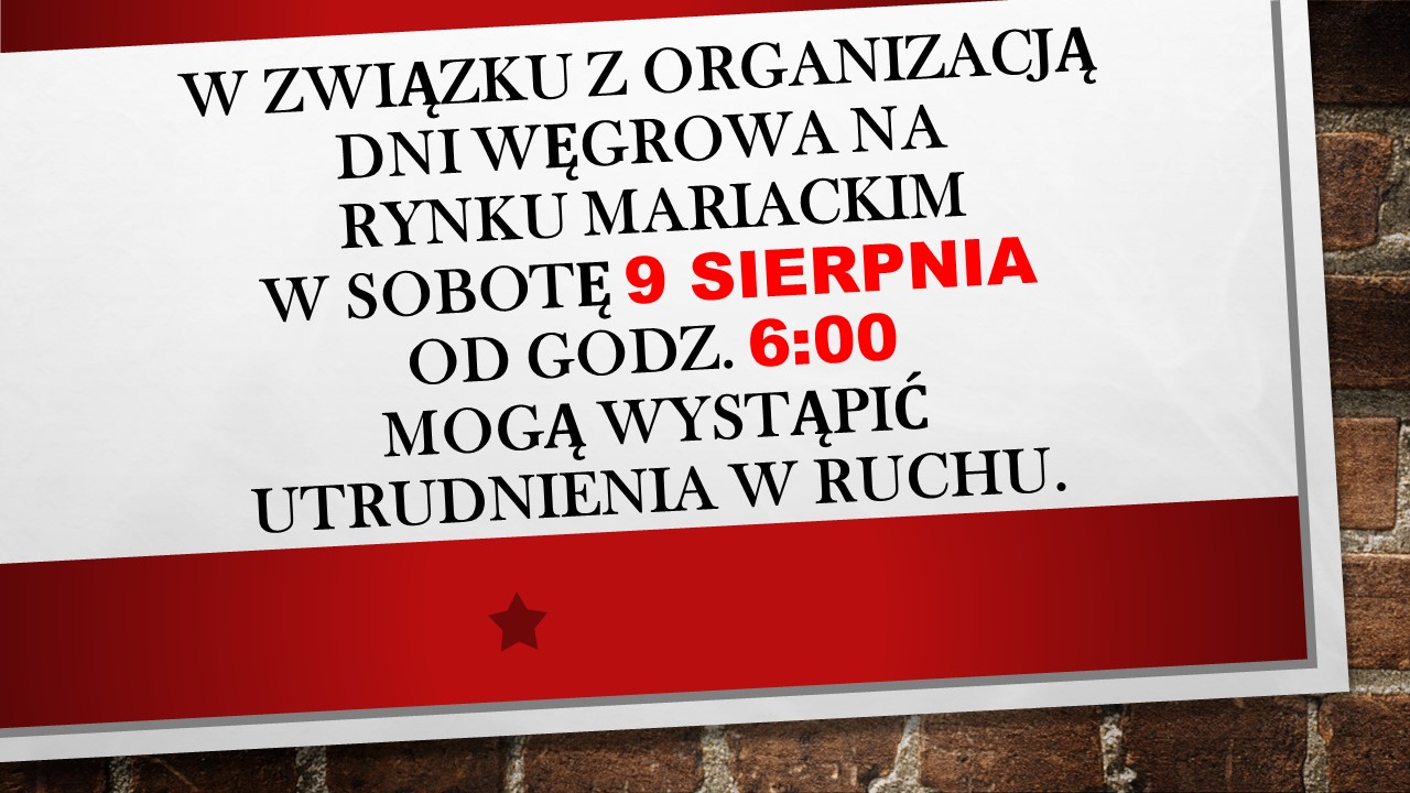 Utrudnienia w ruchu 