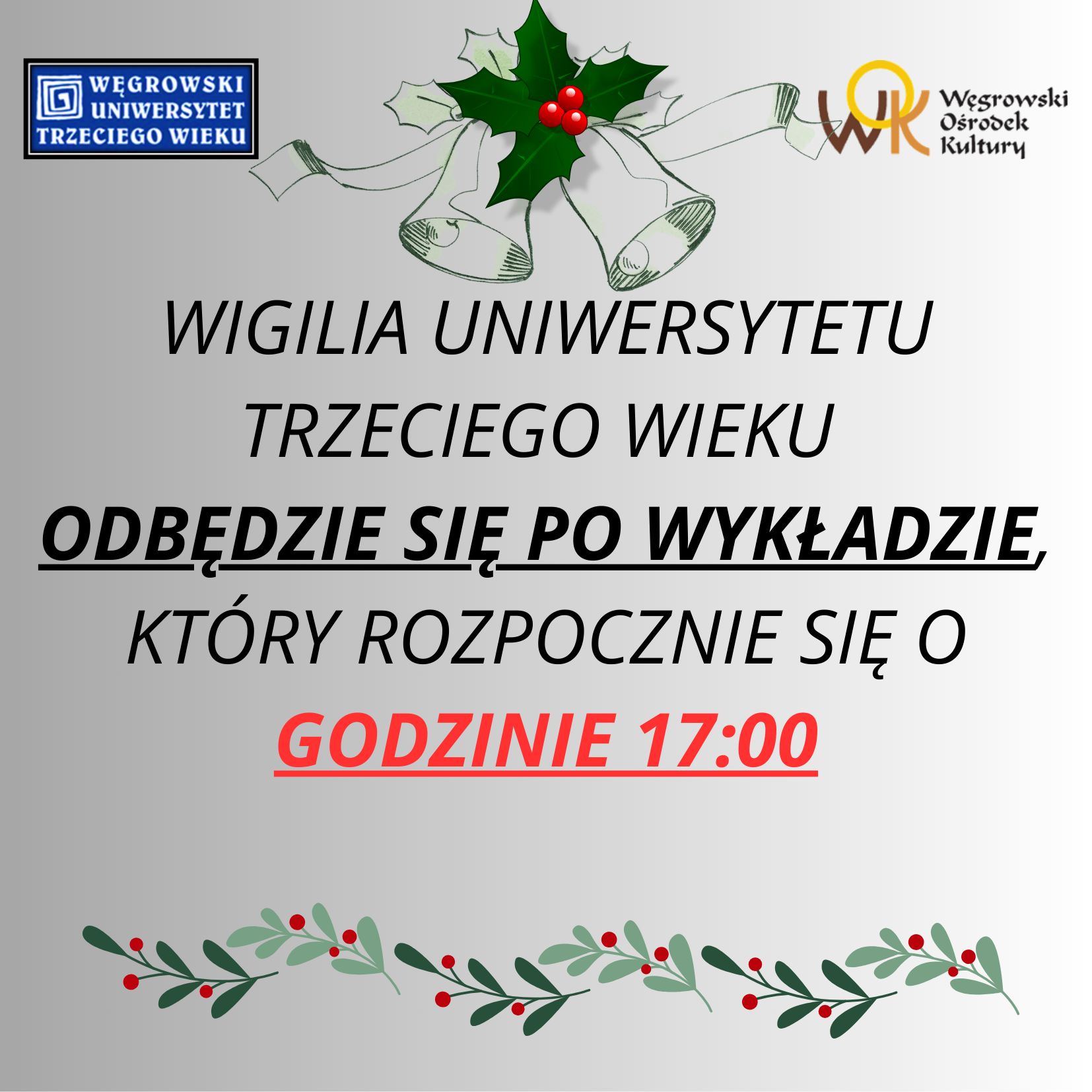 Wigilia Uniwersytetu Trzeciego Wieku