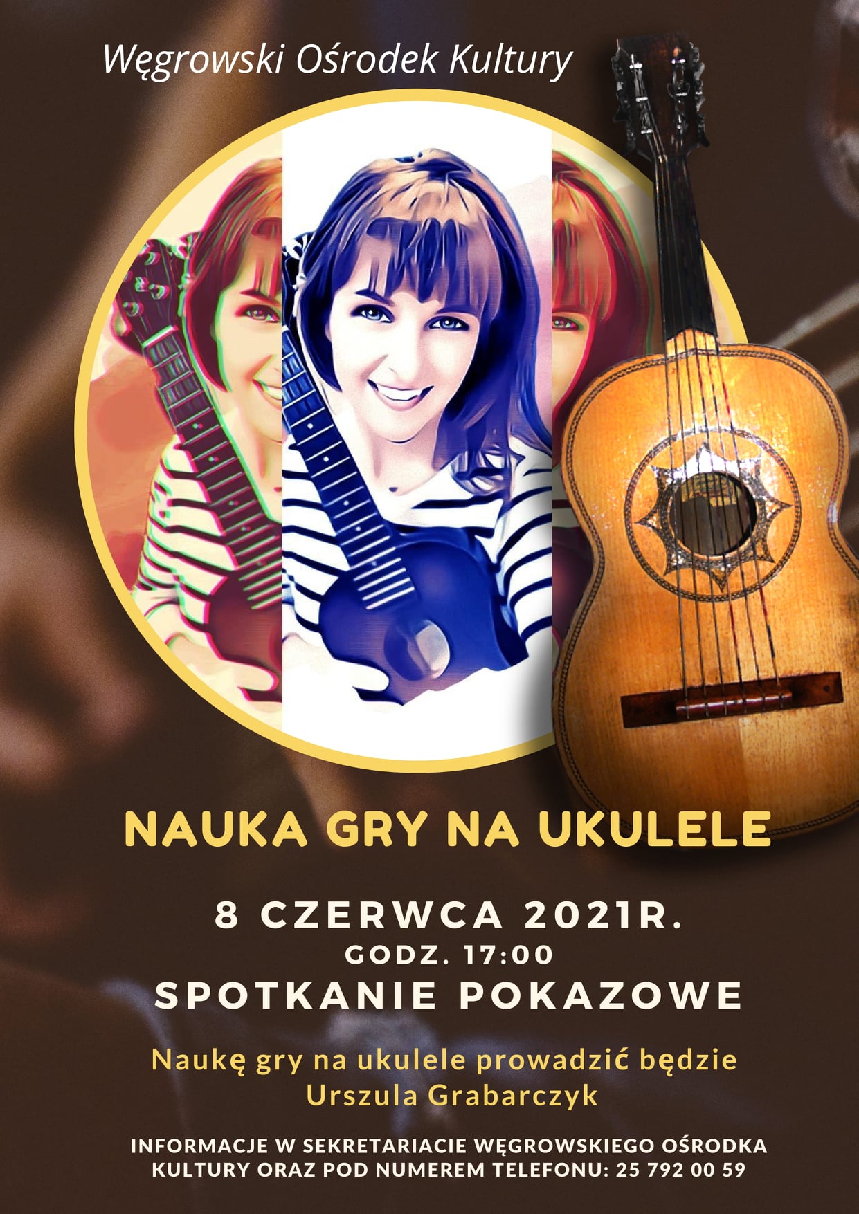 plakat ukulele