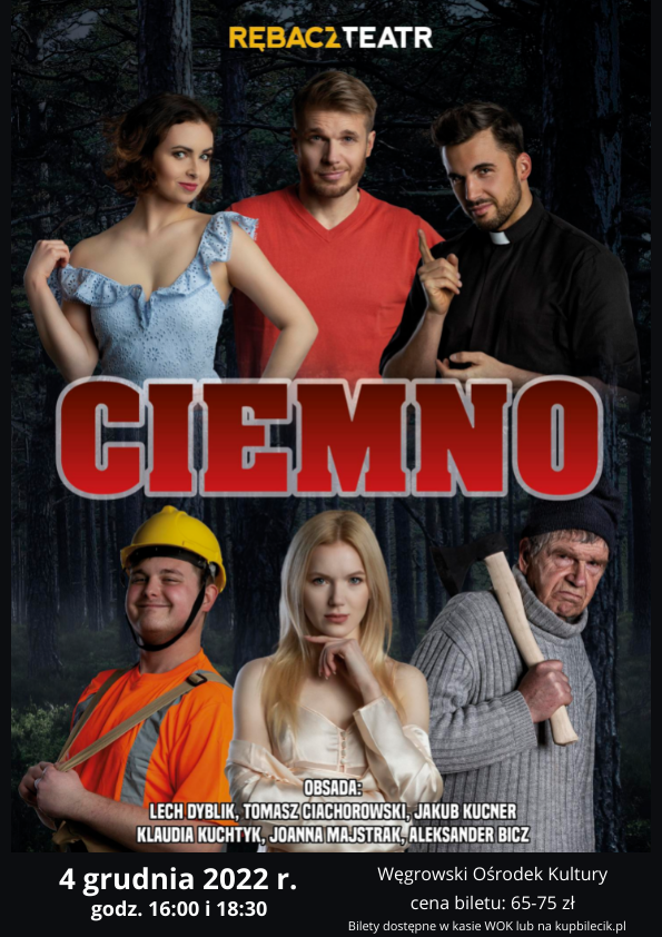 Plakat ciemno