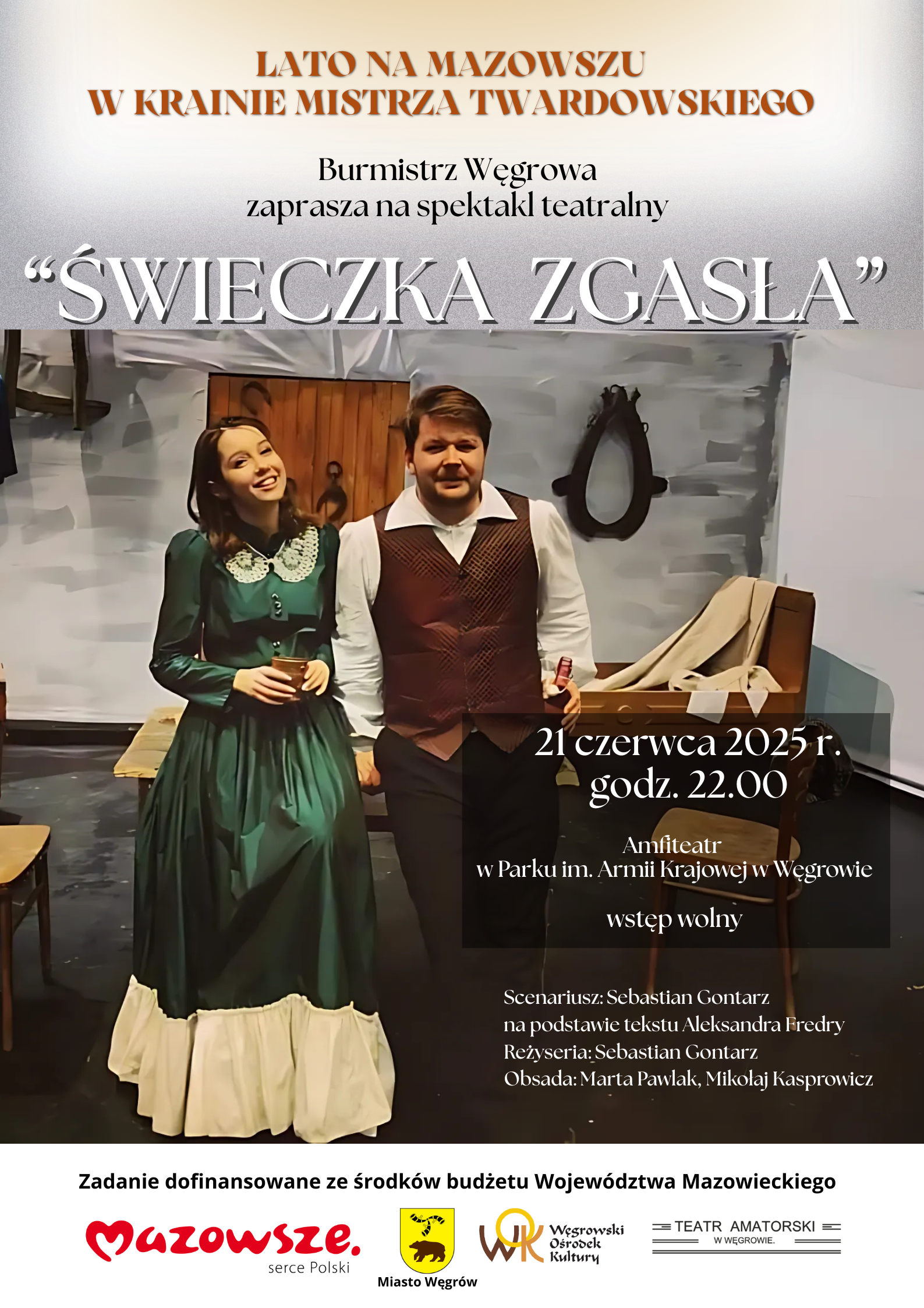 Plakat świeczka zgasła